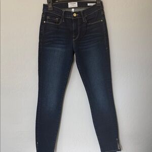 Frame Denim Sz 26 Skinny Jeans w/ Ankle Slit